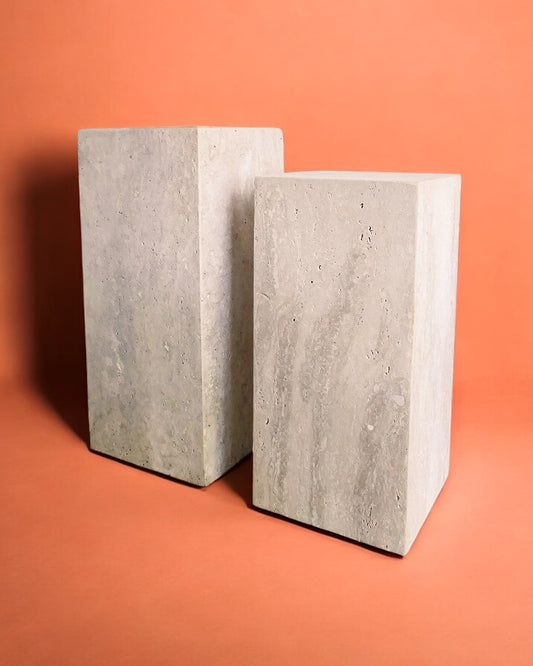 COLONNES EN TRAVERTIN