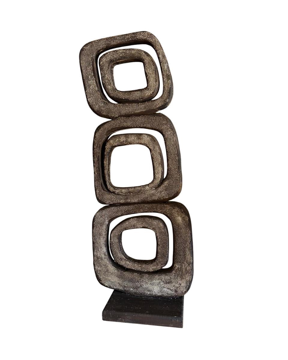 Sculpture géométrie organique